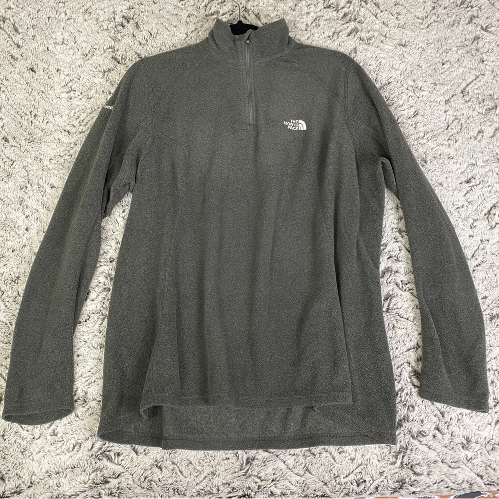 The North Face fleece 1/4 Quarter zip top TNF sz XL